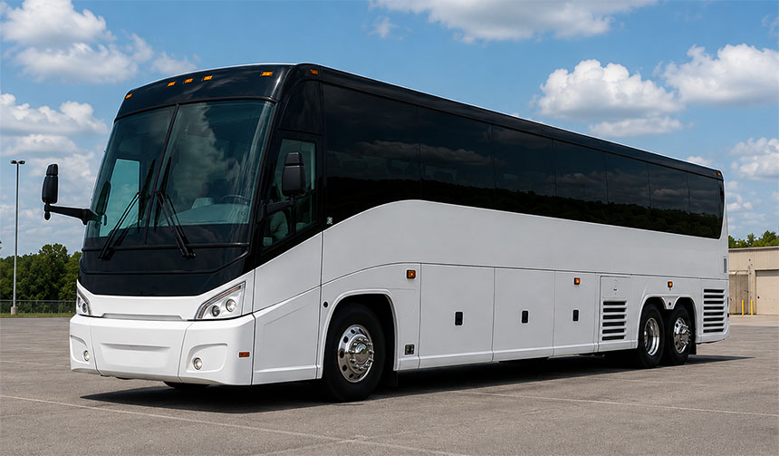 56-passenger charter bus in Jacksonville, FL